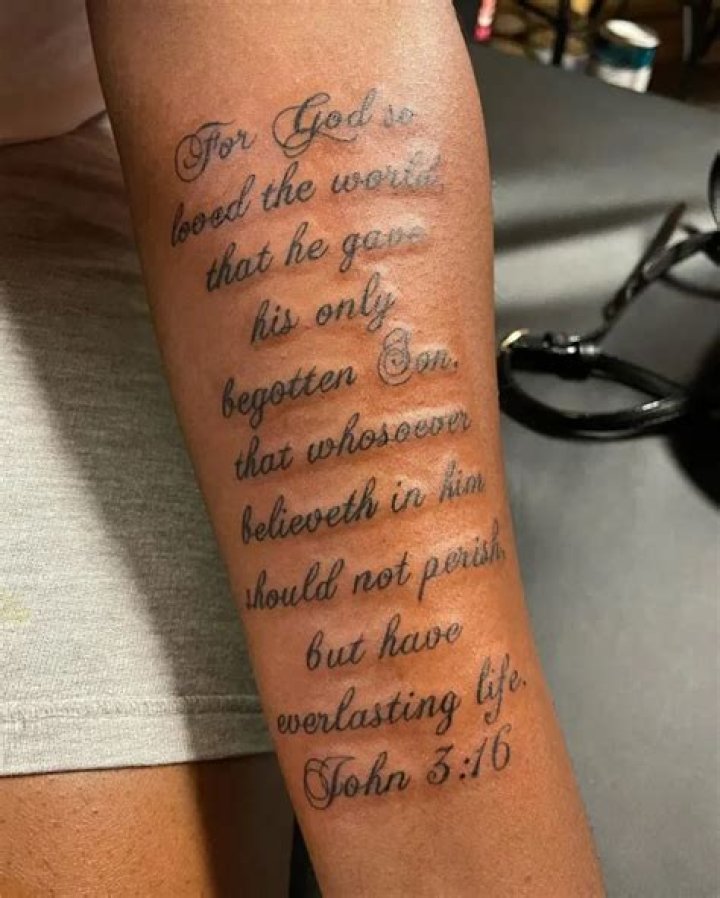 Inkspiration: Powerful Tattoo Bible Verses For Men's Faith