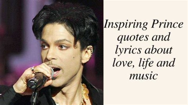 Inspiring Prince Lyrics: A Journey Through His Timeless Words