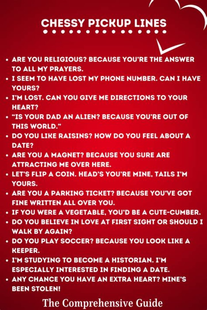 The Ultimate Guide To Cringeworthy Chat-Up Lines: Avoid Awkwardness At All Costs